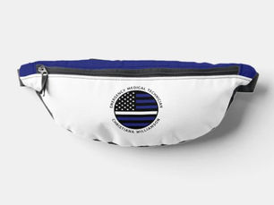 Review Custom Thin White Line USA Flag EMS EMT  Fanny Pack
