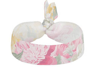 Top 5! Colorful Flowers Collage Ribbon Hair Tie
