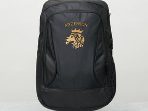 Hot Deals! Custom Name Elegant Lion Logo Oval Port Authority® Backpack