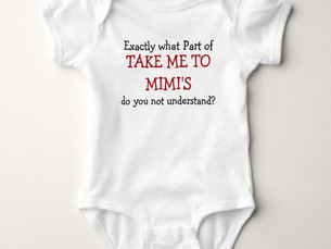 Review Take Me To Mimi's Baby Infant Bodysuit