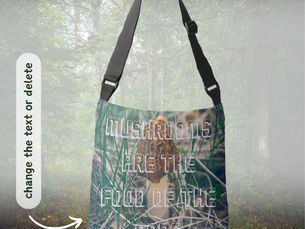 Best Deals! Spring Morel Mushroom Crossbody Bag