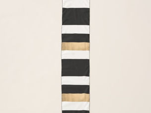 Review Modern Bold Striped Chiffon Scarf
