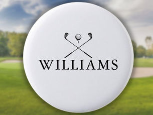 Review Classic Personalized Name Golf Clubs Button
