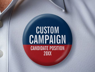 Review Create Your Own Campaign - Red Blue Classic Button