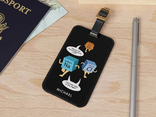 Big Deals! Chemistry Periodic Table Science Teacher Luggage Tag