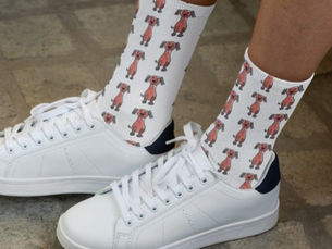 Best Price! Child Drawing Kid's Art Personalized Socks