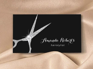 Top 5! Hair Salon Modern Silver Glitter Appointment