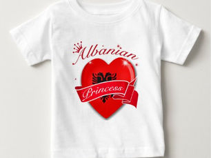 Top 5! Albanian Princess Baby T-Shirt