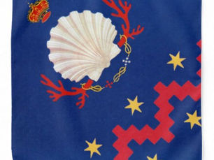 Best Price! Nobile Contrada del Nicchio (Seashell) Palio Bandana