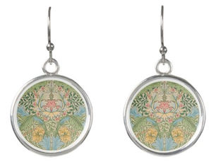 Hot Deals! William Morris Myrtle Flower Floral Botanical Earrings