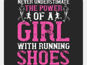 Best Deals! Running - Never underestimate champion Square Sticker