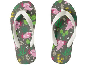 Hot Deals! Axolotl Kid's Flip Flops
