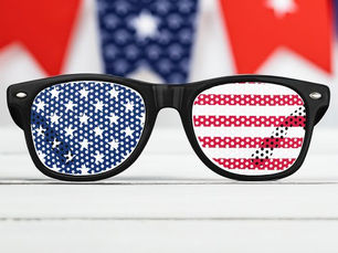Hot Deals! American Flag Patriotic Stars and Stripes USA Retro Sunglasses