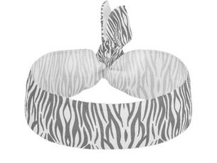 Hot Deals! girly chic stylish black white zebra print elastic hair tie