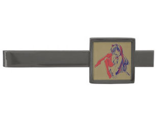 Top 5! American Manga Neko Catgirl Kawaii Anime Gunmetal Finish Tie Bar