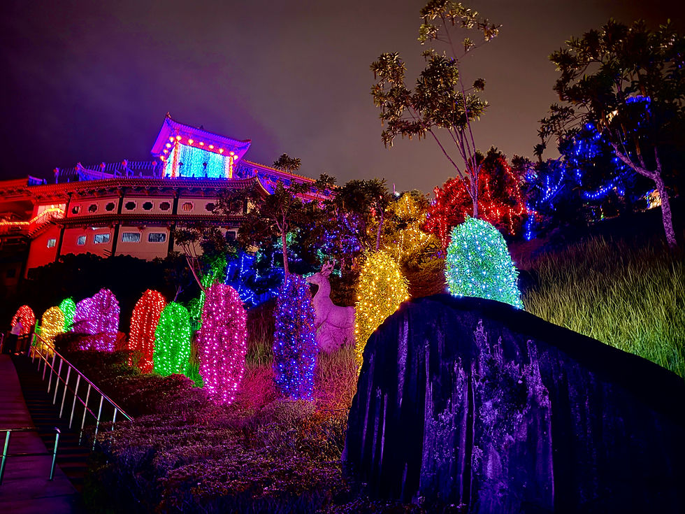 Kek lok si temple night view only available at chinese new year