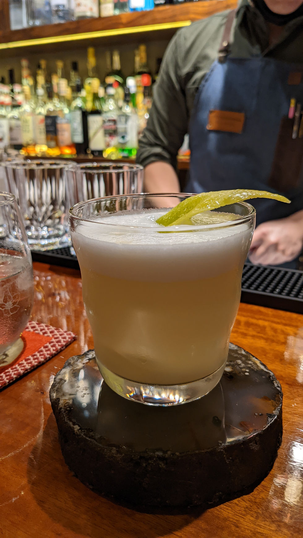 drink Yuzu Roku gin sour do The Punch Bar