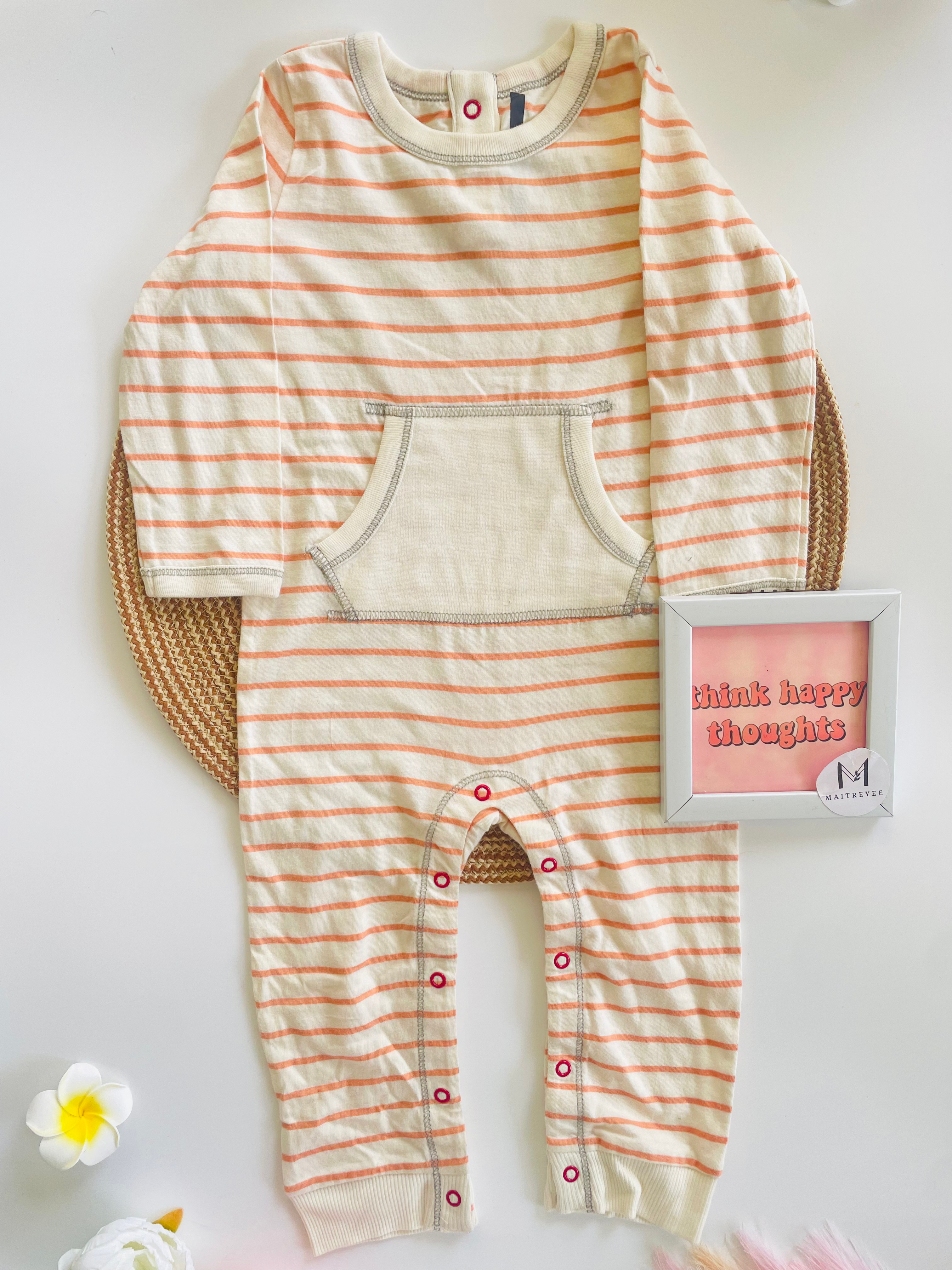 Baby Footless Jumpsuit As Shown 