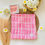 Thumbnail: Premium 100% Organic Muslin Cotton Swaddles 47x47 Inches - Dancing Pink
