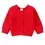 Thumbnail: Baby Button-Up Wool Sweater - Red