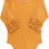 Thumbnail: Baby Ruffled Long Sleeve Layering Bodysuit - Mustard