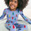 Thumbnail: Kids SnugFit Pajama Set - Blue Pine Trees
