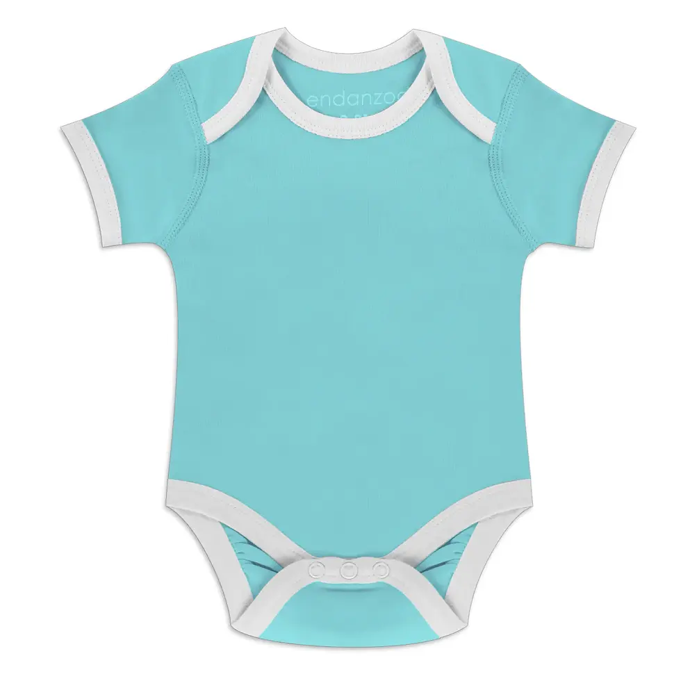Endanzoo - Blue Organic Cotton Onesie