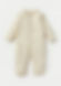 Juniors Solid Jumpsuit with Long Sleeves and Button Closure