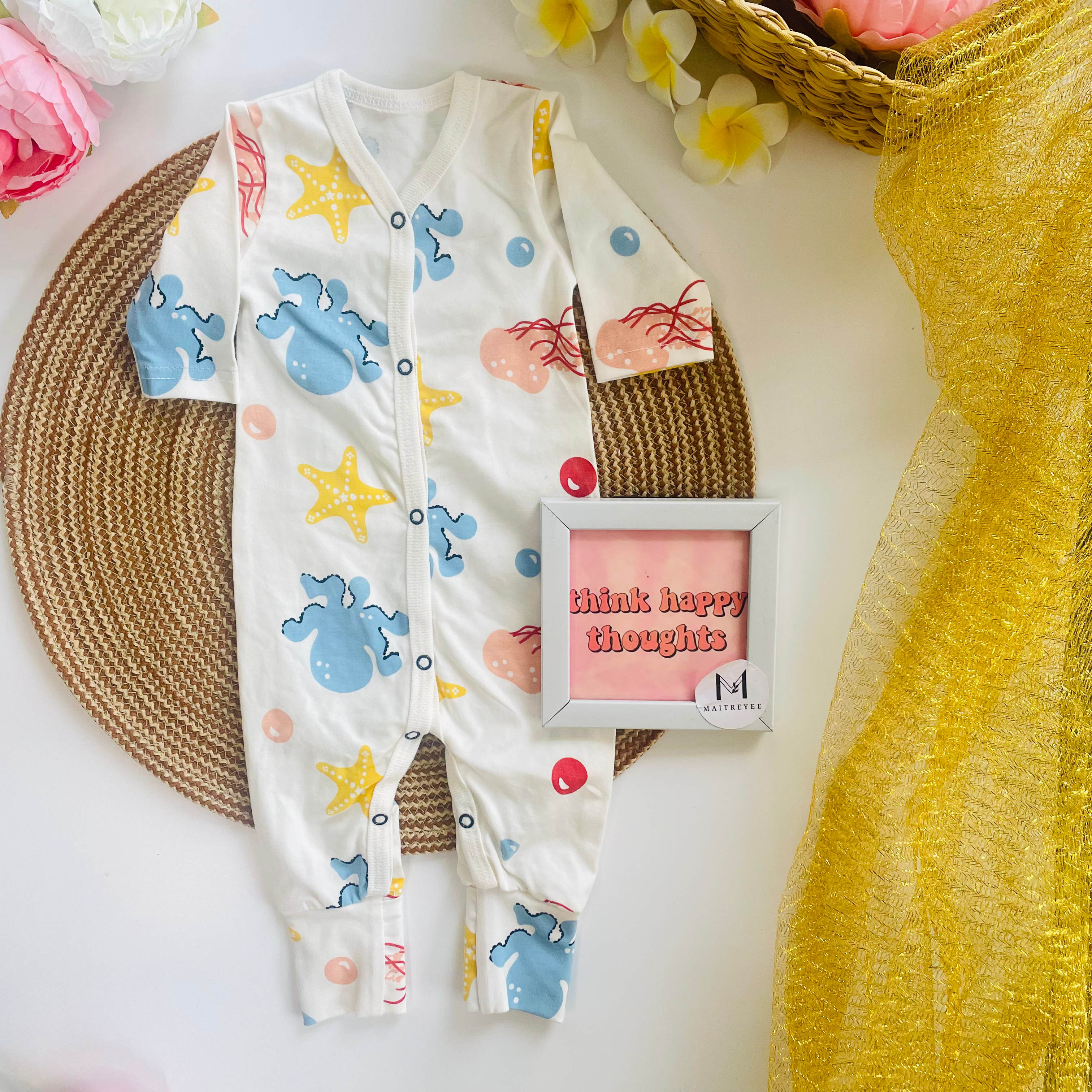 Baby Toddler Cotton One Piece Jumpsuit