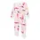 Thumbnail: Organic Baby Zip Front Snug Fit Sleeper Skateboard Pink