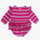 Thumbnail: Knit Long Sleeve Flutter Bubble Romper - Very Berry 