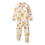 Thumbnail: Name Masked SnugFit 2 Way Zipper Organic Cotton Sleepsuit  - Apple Season