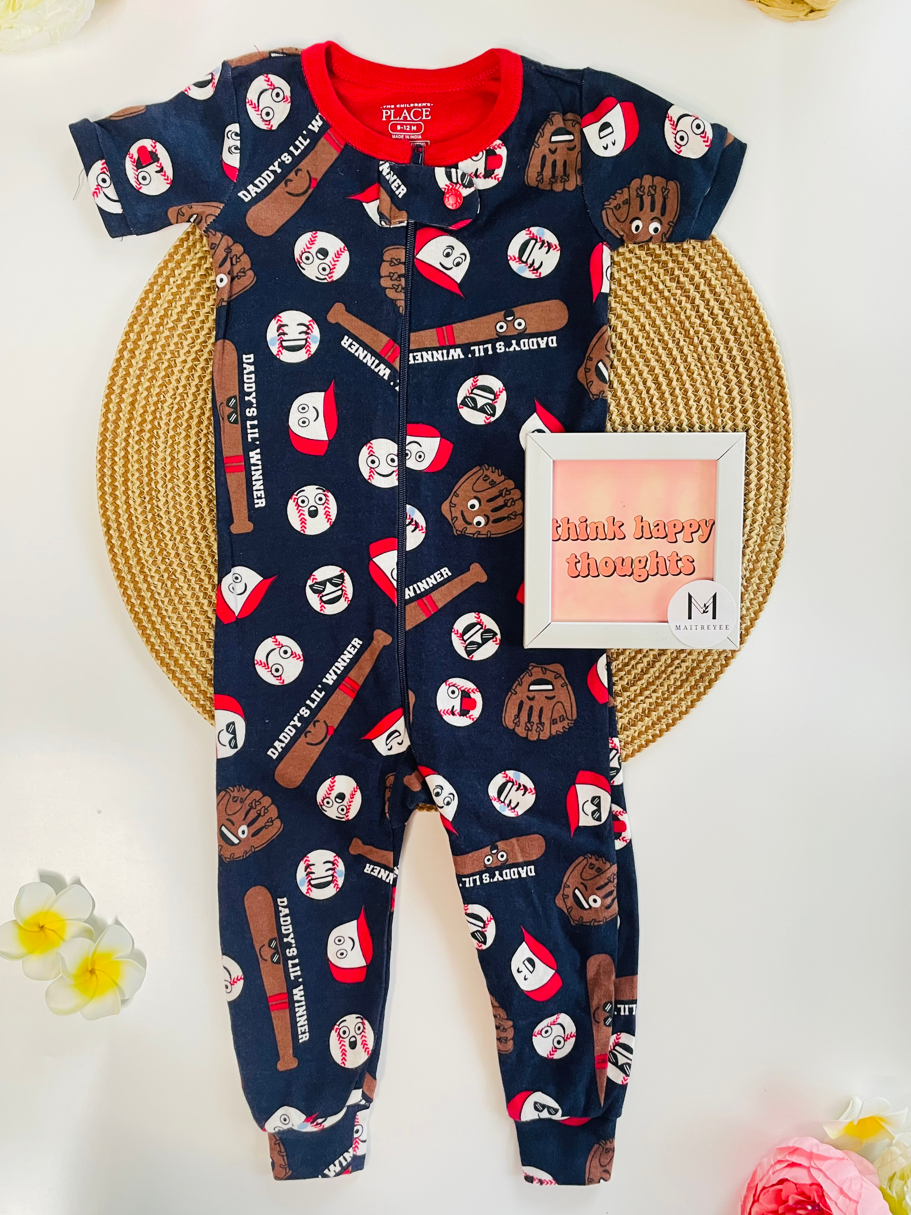 Baby Footless Jumpsuit As Shown 