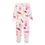 Thumbnail: Organic Baby Zip Front Snug Fit Sleeper Skateboard Pink