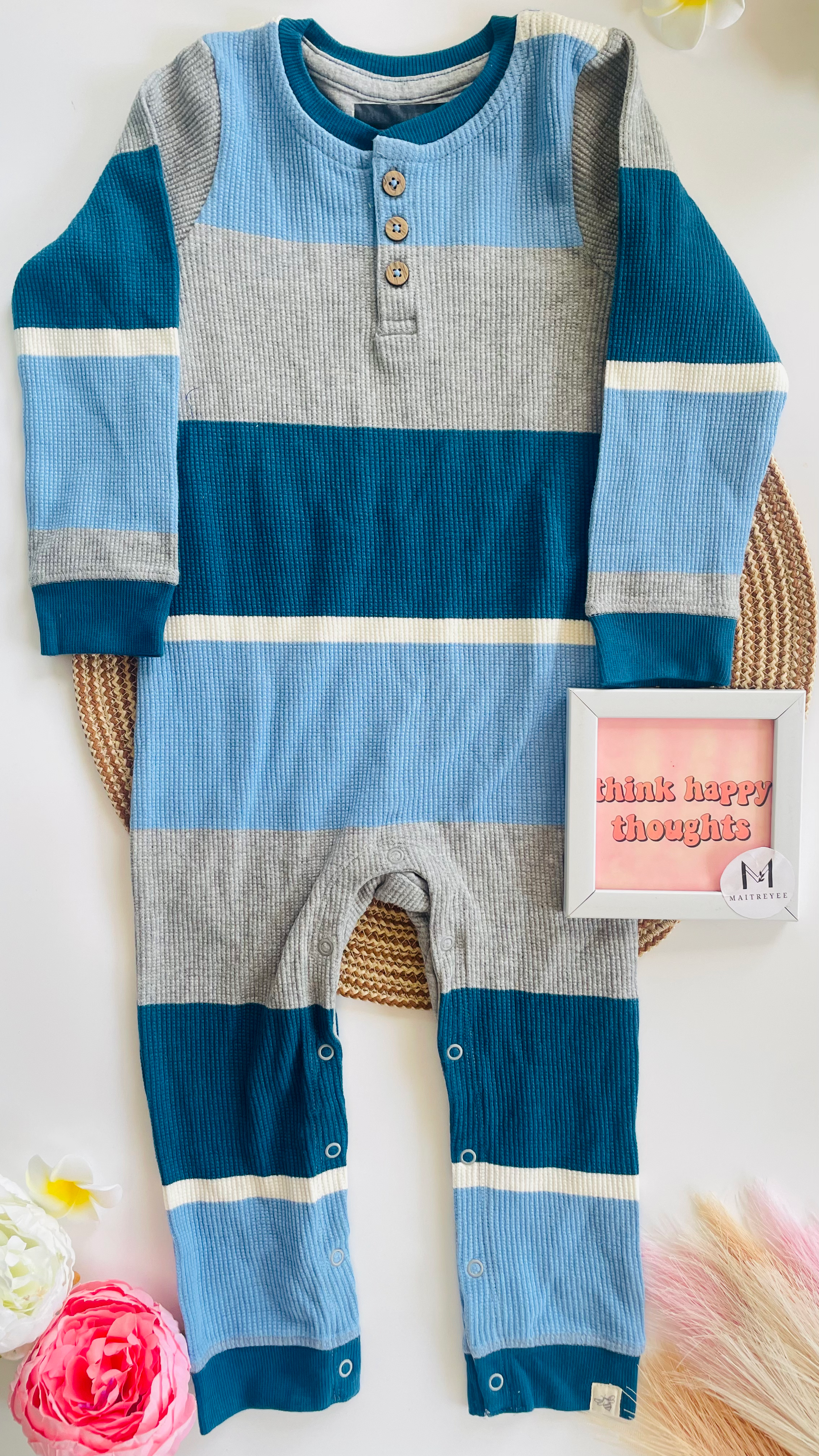 Baby Footless Jumpsuit As Shown 