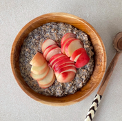 Pfirsich-Mohn Porridge