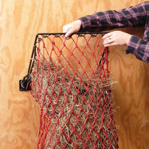 Original Hay Hoops Collapsible Wall Hay Feeder With Net Las