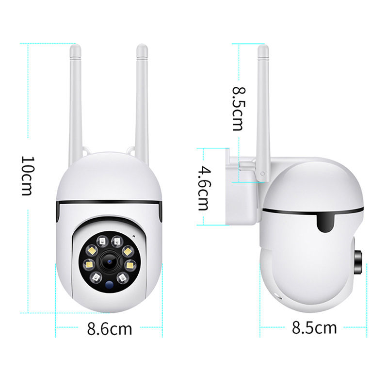 Thumbnail: 8MP Wifi IP Wireless Security Surveillance PTZ Camera 4X Zoom Cameras Tracking T