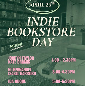 Independent Bookstore Day signing