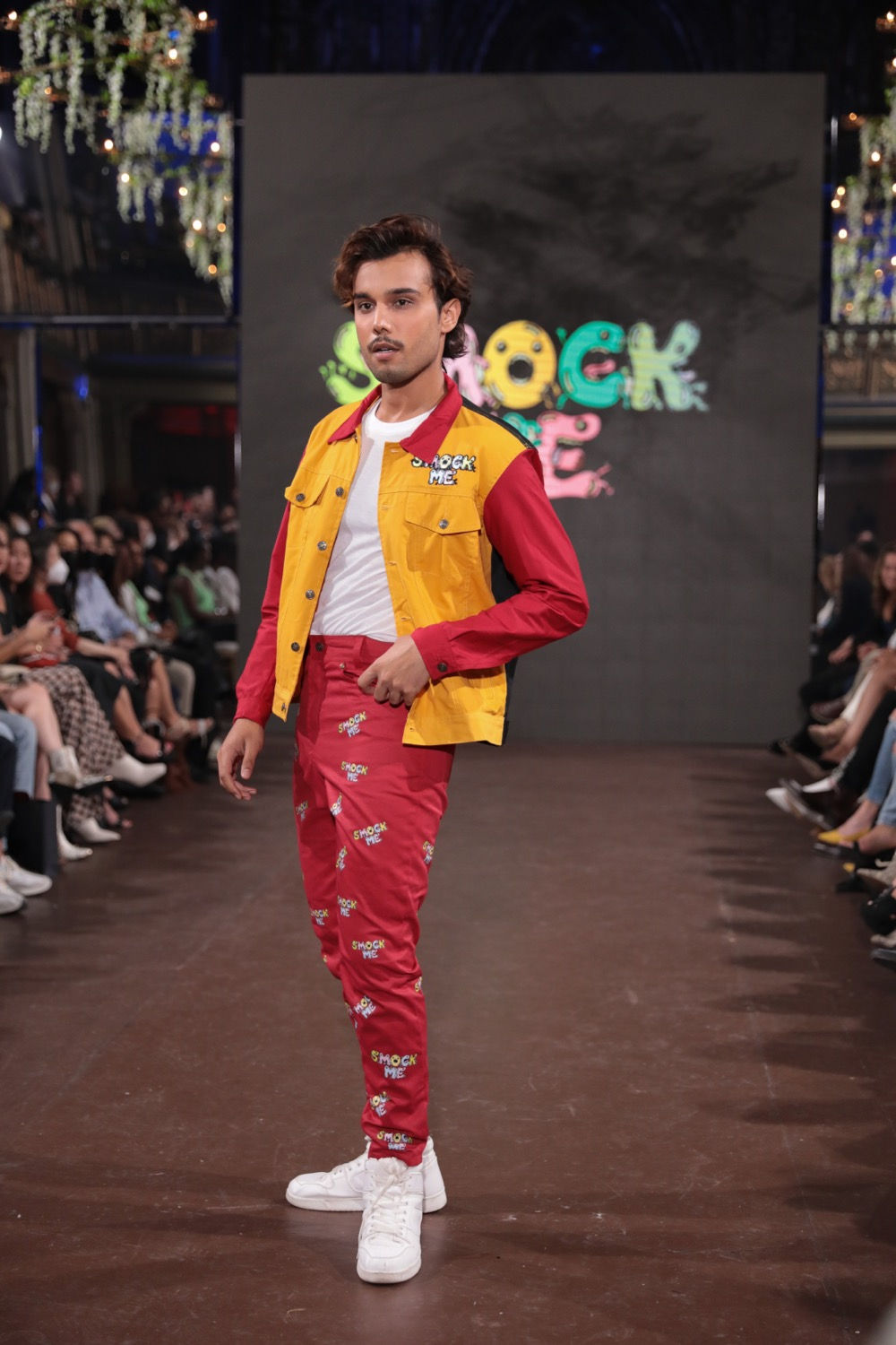 Smock Me Multi Color  Jean Jacket 