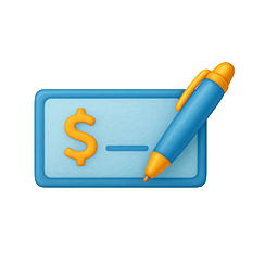 Checkbook icon on home page