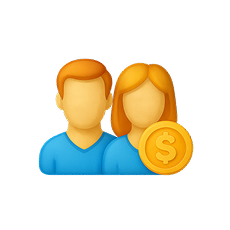 Persons icon on homepage