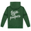 Thumbnail: Kids Green School Hoodie - Heat Press Front Logo
