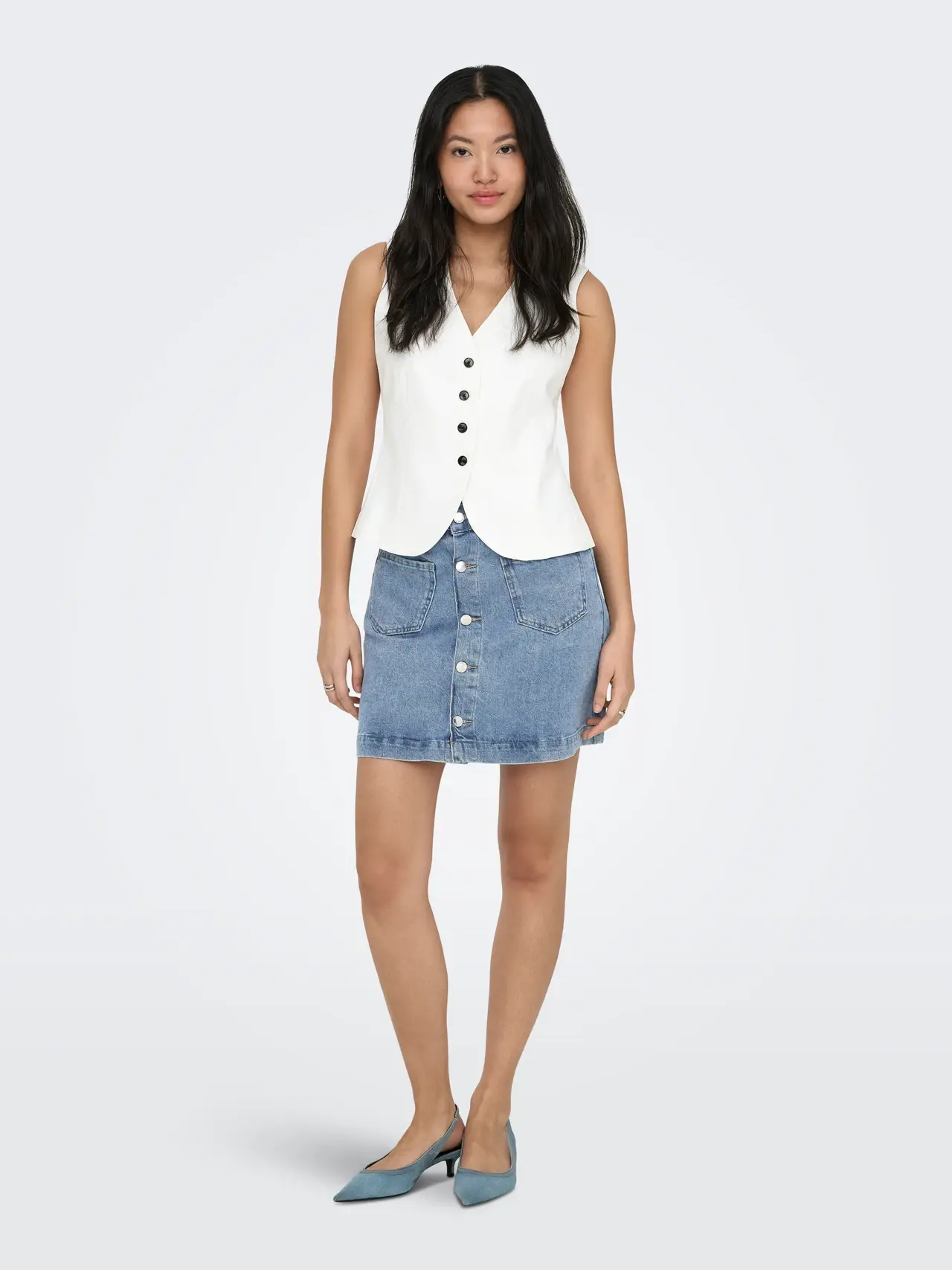 Jupe courte en denim