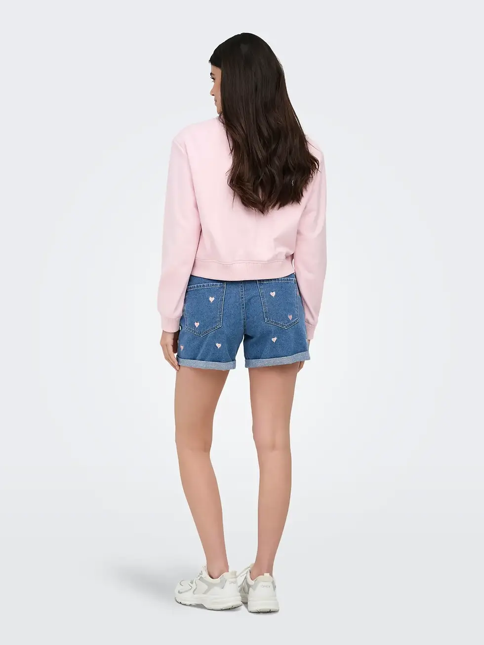 Miniature : Short brodé en denim