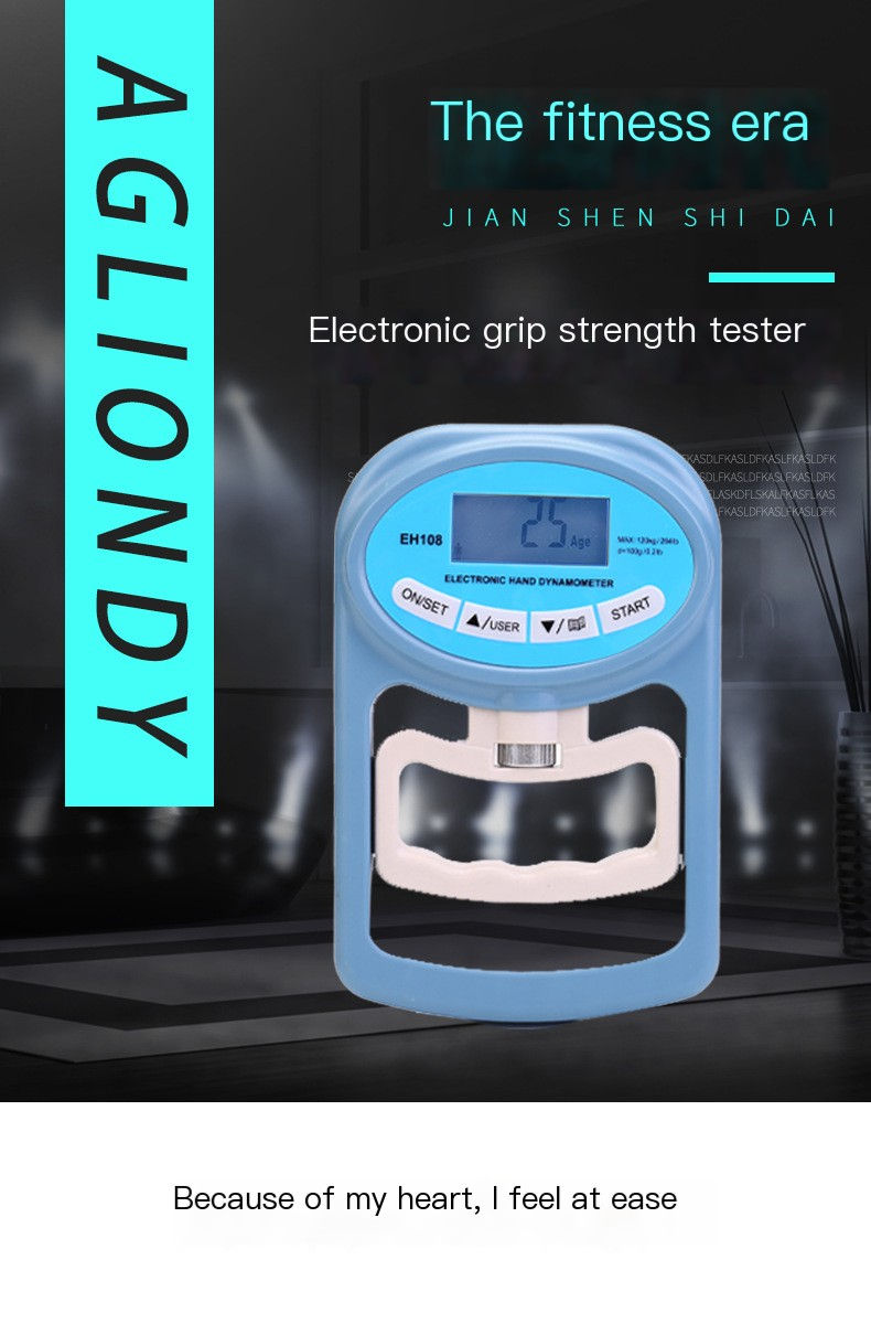Adjustable Electronic Grip Strength Tester for Fitness