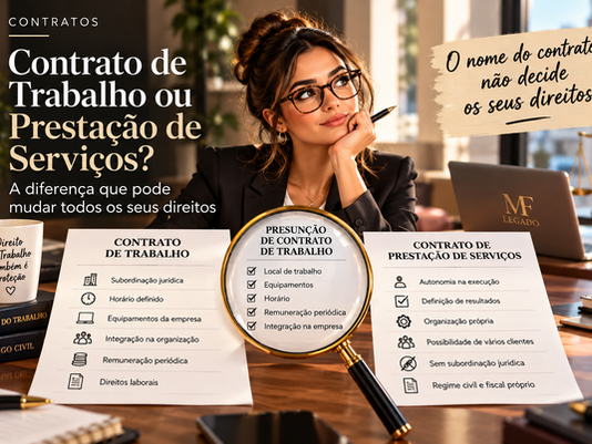 Contrato de Trabalho ou Prestação de Serviços? A diferença que pode mudar todos os seus direitos