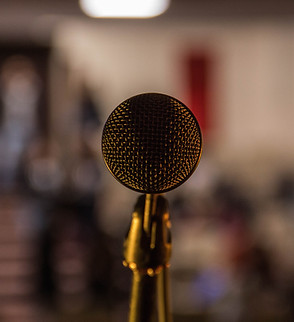 Close-up Image of Microphone