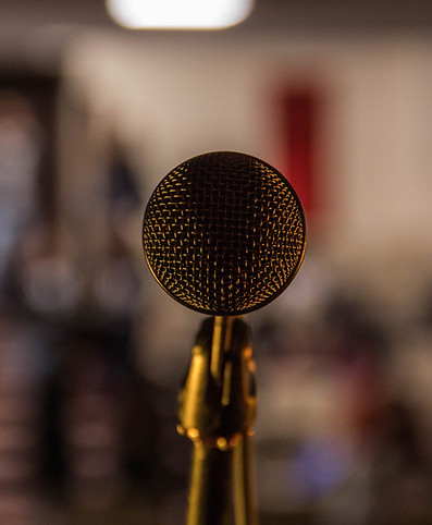 Close-up Image of Microphone