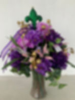 Mardi Gras Silk Arrangement #7M